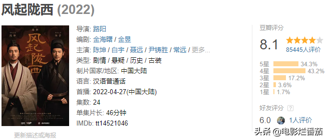 2022上半年十部好剧排名，最低7分，最高8.6分，每一部都值得观看