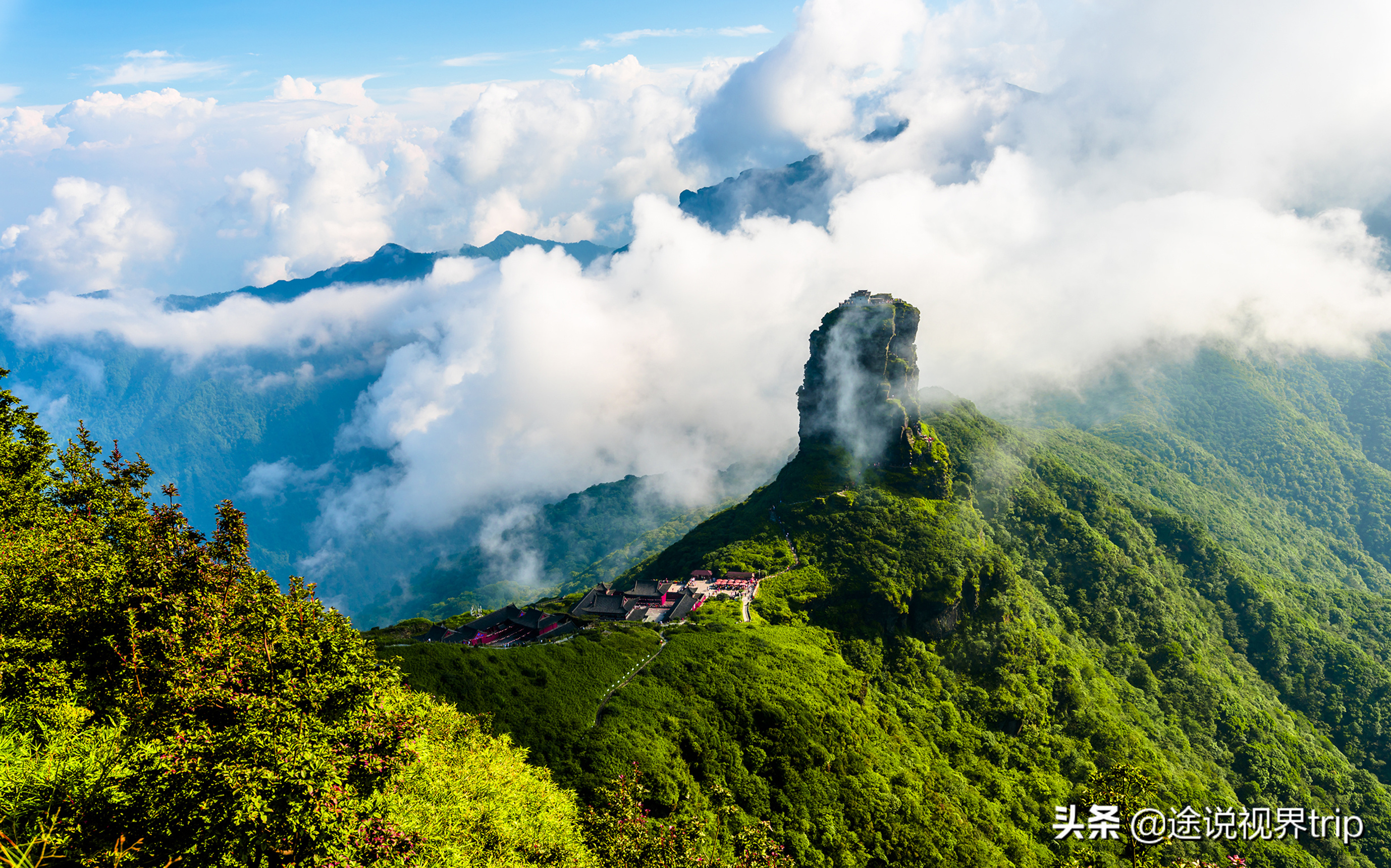 中国10个悬崖上的建筑奇迹，不走寻常路令人惊叹，你去过哪几个？