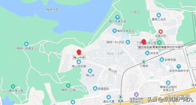 深圳学位房汇总——福田区‼️