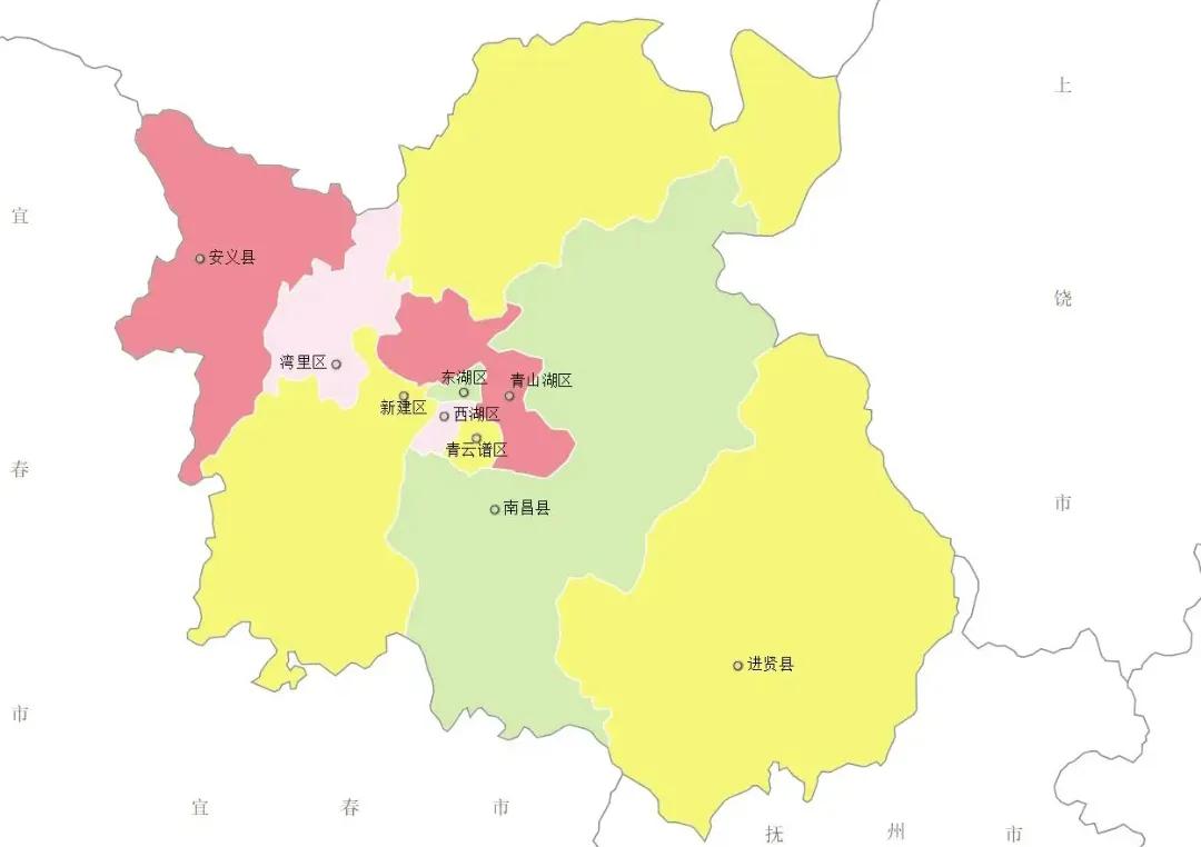 江西省南昌市辖区内旅游景点收集