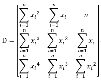 C语言实现最小二乘法