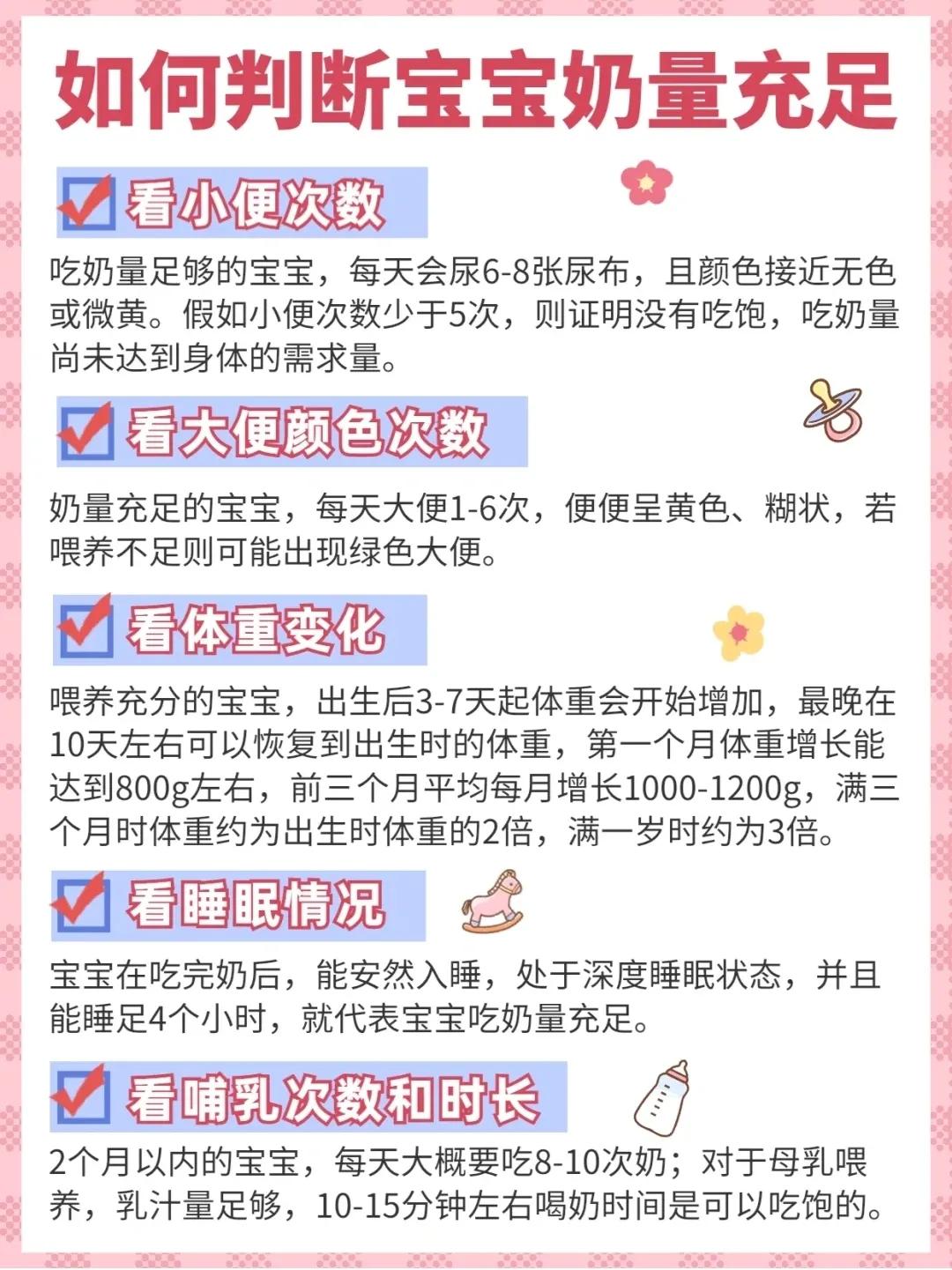 别乱喂宝宝过度喂养6大信号！奶量参考