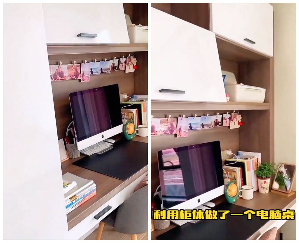 一位姑娘，將30㎡超小戶型重新裝潢，塞下1室1廳1廚1衛，真太牛了