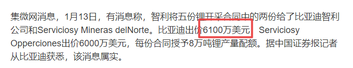 斥资近4亿拿下智利盐湖，比亚迪此举意欲何为？