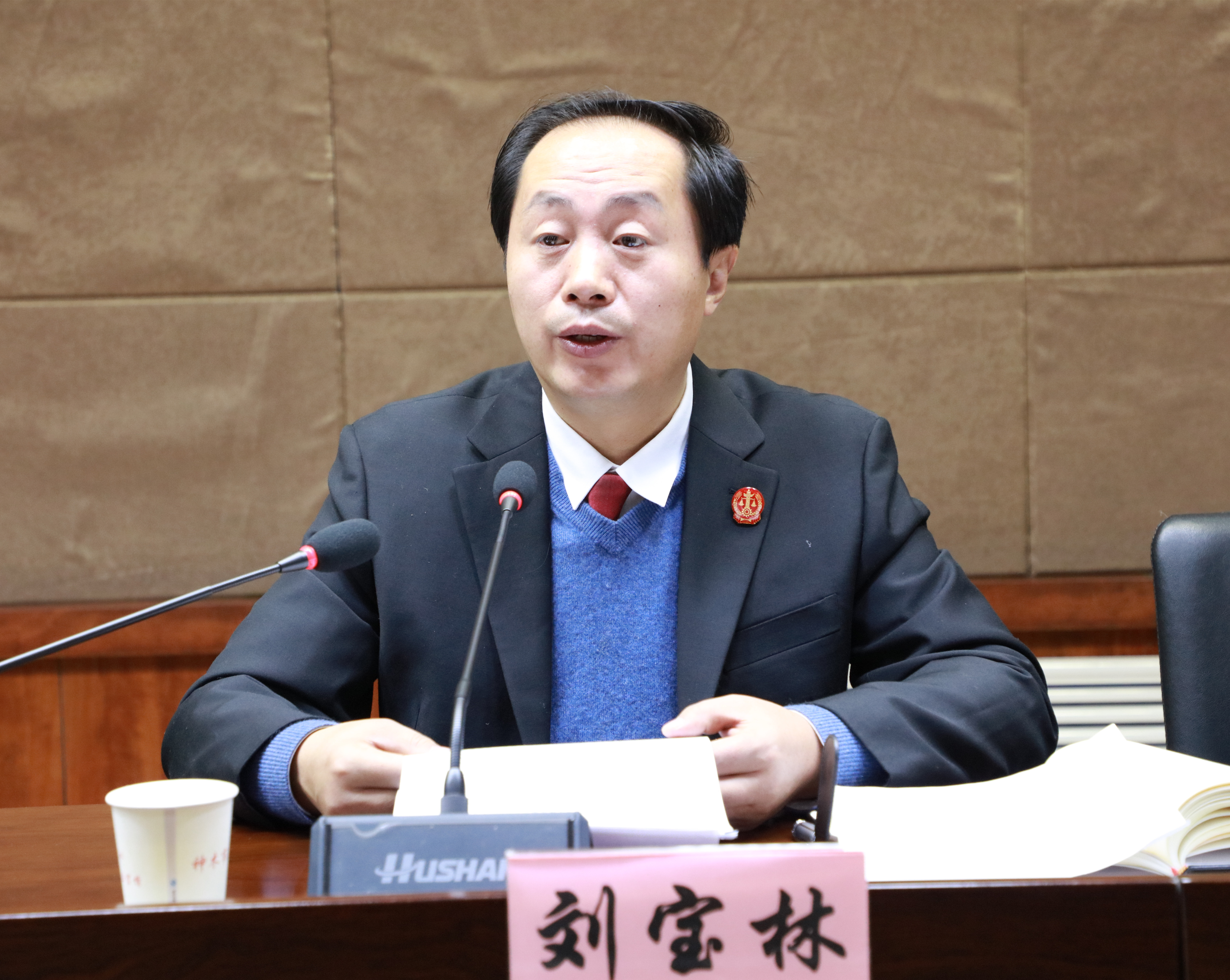 神木市委第八考核组对神木市法院2021年度工作进行考核