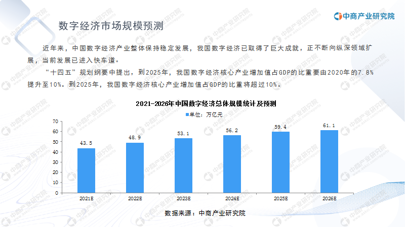 2022年中国数字经济行业市场前景预测及投资研究报告