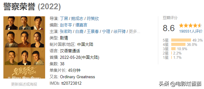 2022上半年十部好剧排名，最低7分，最高8.6分，每一部都值得观看