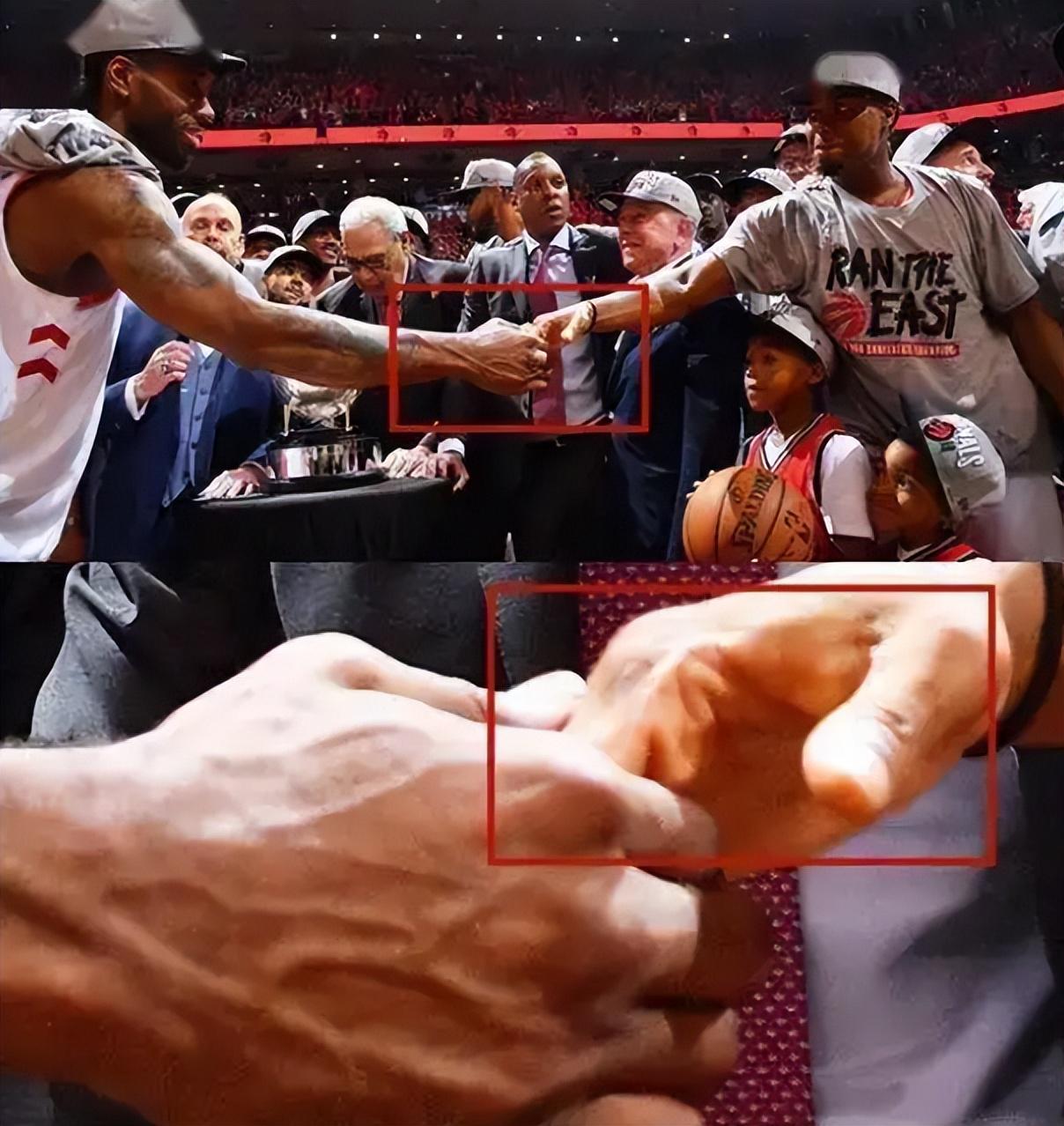 为什么nba球员手那么大(伦纳德的手掌有多大?