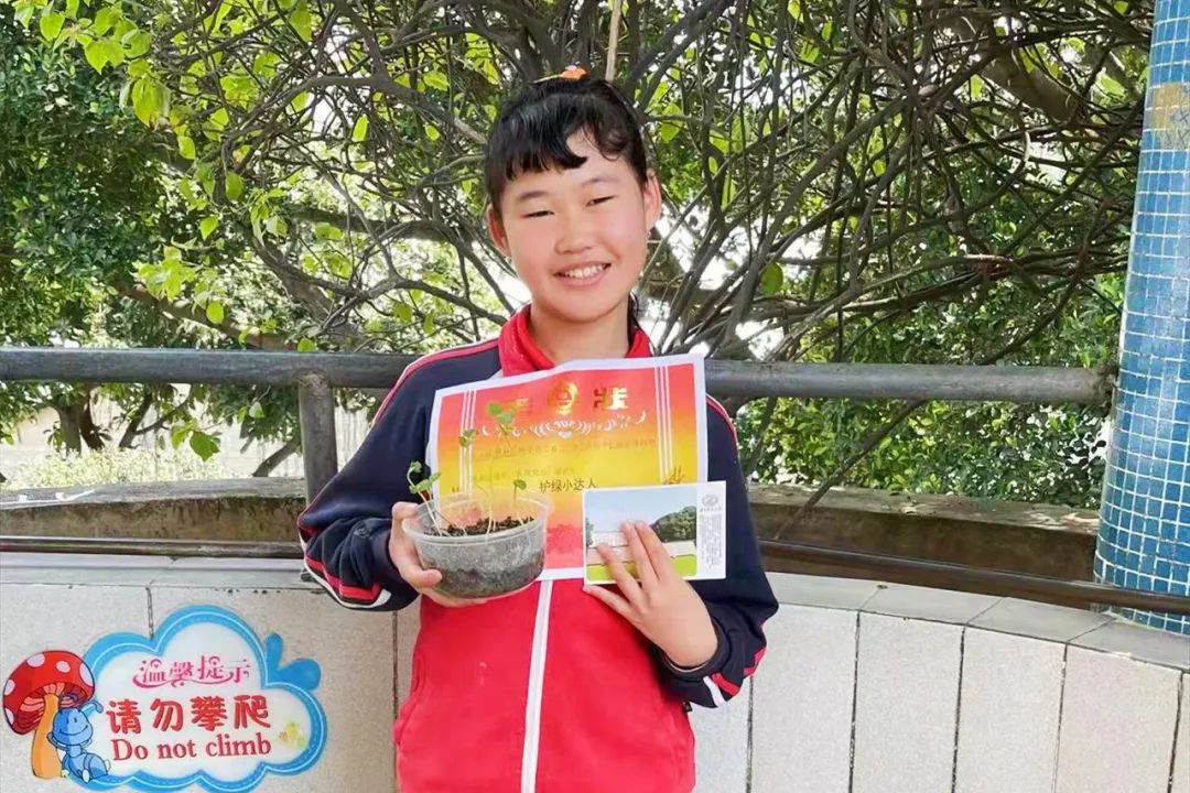 张槎有个“绿色学校”，学生用实际行动妆点美丽校园→