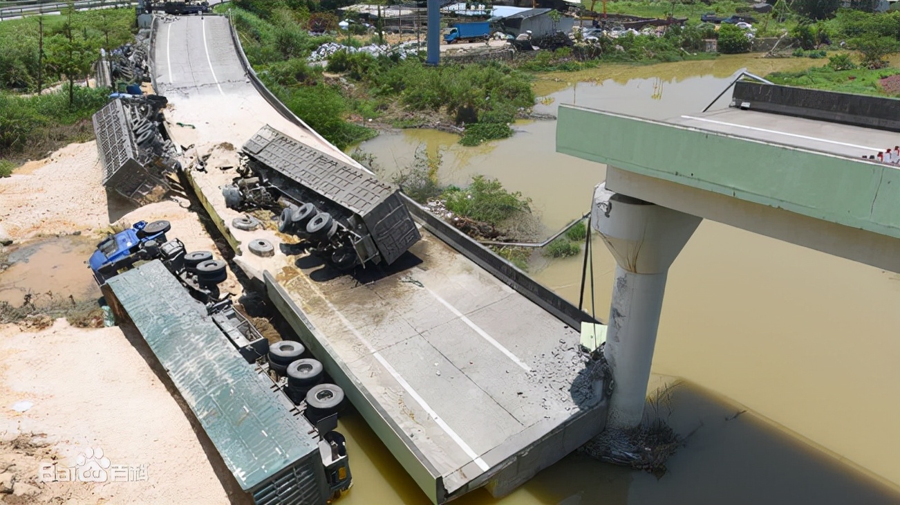 湖北高速大桥垮塌图片