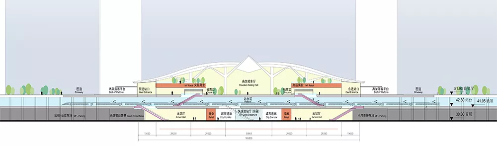 紫荆“湛”放！湛江中心站枢纽站城一体方案设计