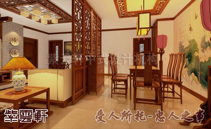 古典中式装修设计-河南濮阳案例生活中的古典美
