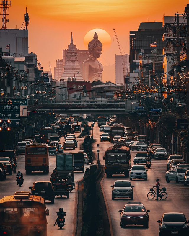 最美50张世界城市航拍照，曼谷梦幻西西里唯美，重庆一角落入榜