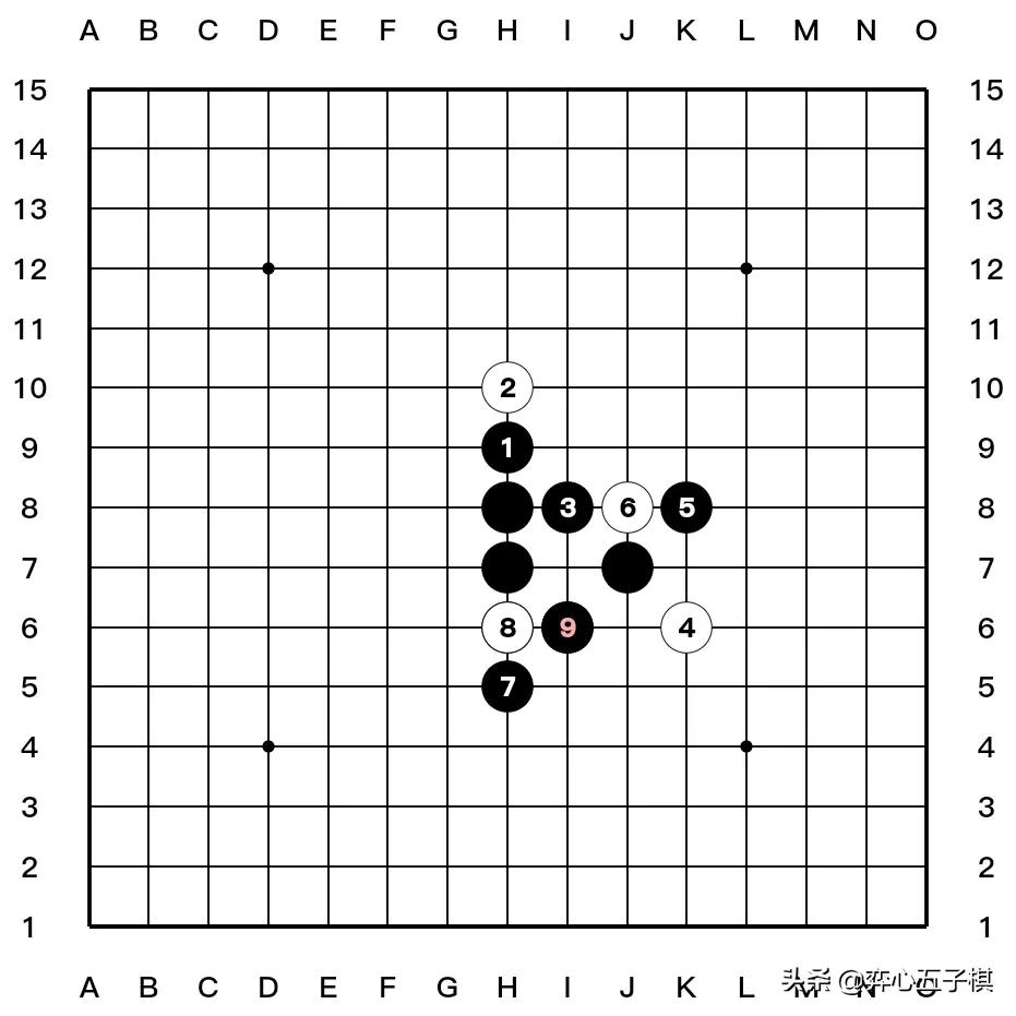 值得收藏的五子棋必胜棋型进攻路线演示37幅图