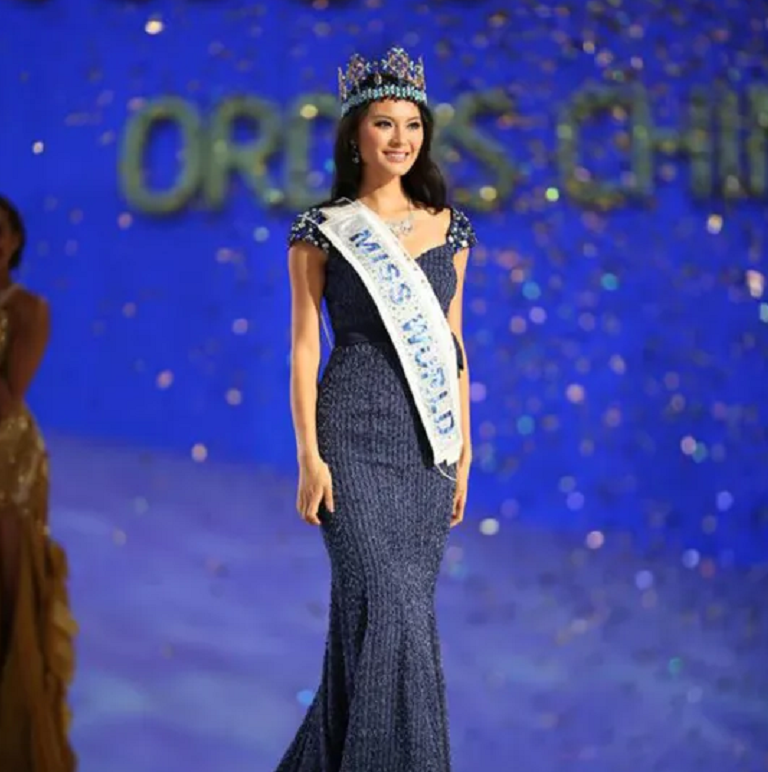 “世界小姐冠军”于文霞出身农村，2012年夺冠，后来投身公益事业