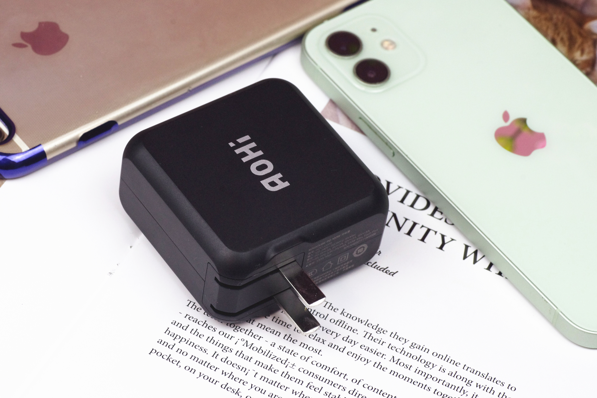 充電小鋼炮，筆記本手機都能用，Aohi 100W氮化鎵充電器體驗