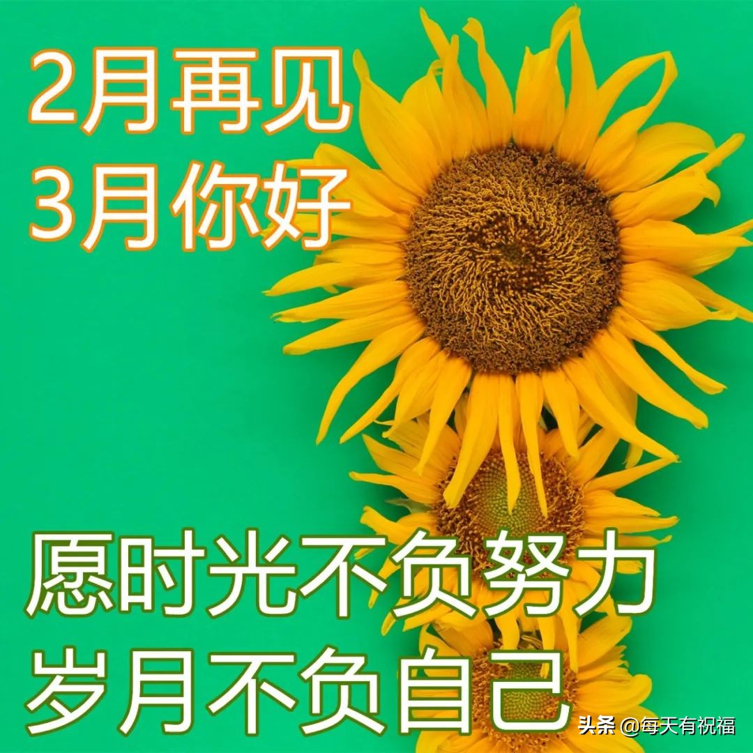 三月你好早安问候语图片，适合发朋友圈的三月早安祝福语