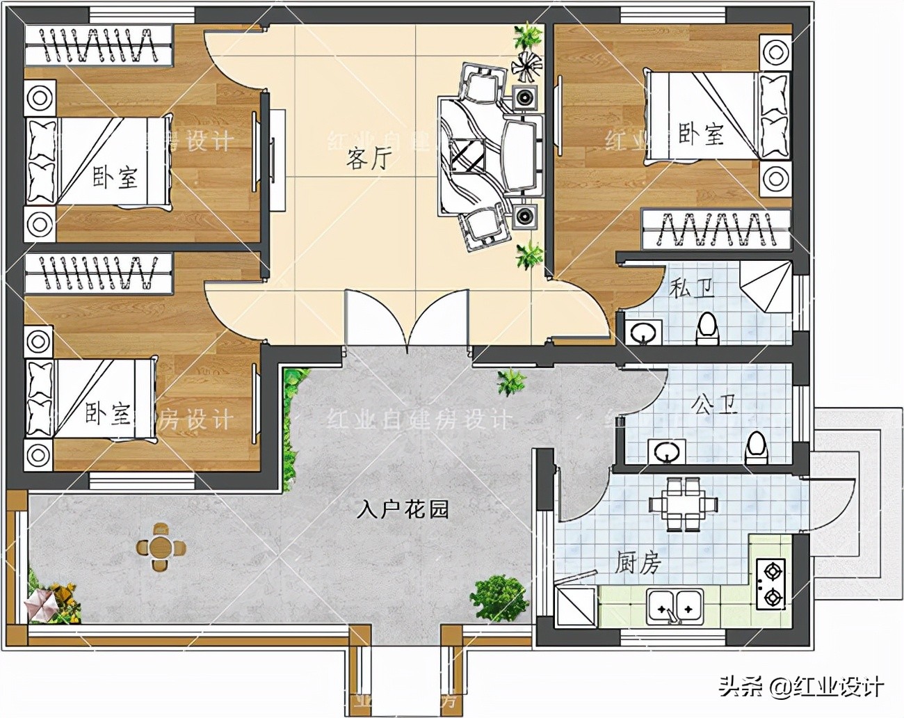 回农村自建养老房，这5套颜值高还实用！尤其第5套造价10万就可建