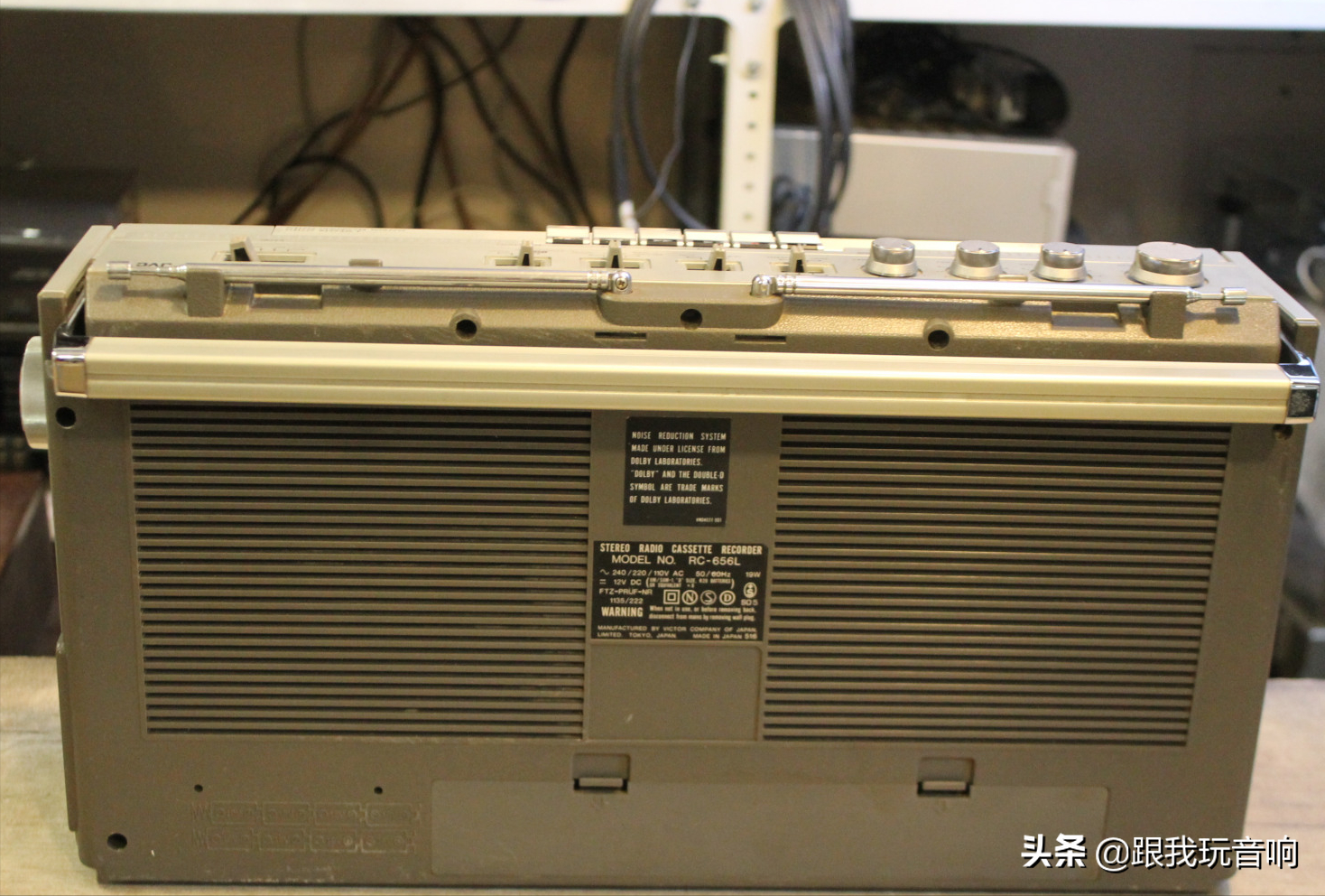 JVC RC-656LB 便携式立体声收录机 (1980年生产)