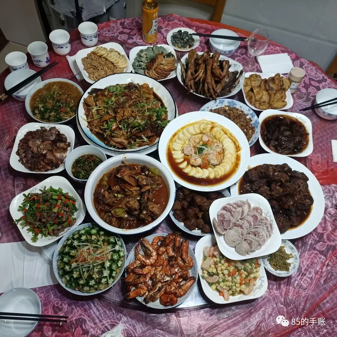 朋友圈年夜饭大合集