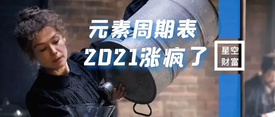 2021年，元素周期表涨价了