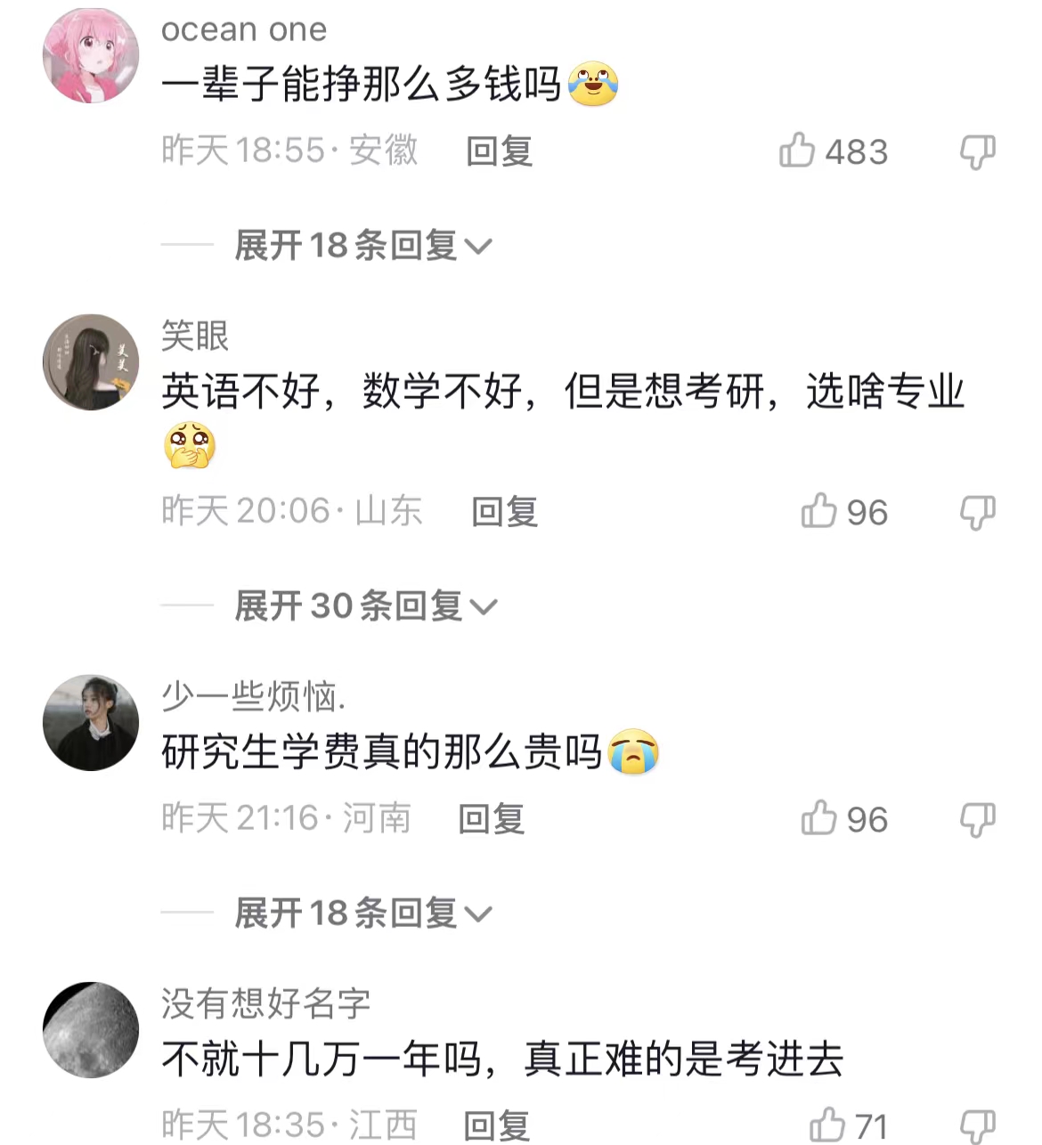 研究生3年要花多少钱？真实数额让人打退堂鼓，普通家庭望而却步