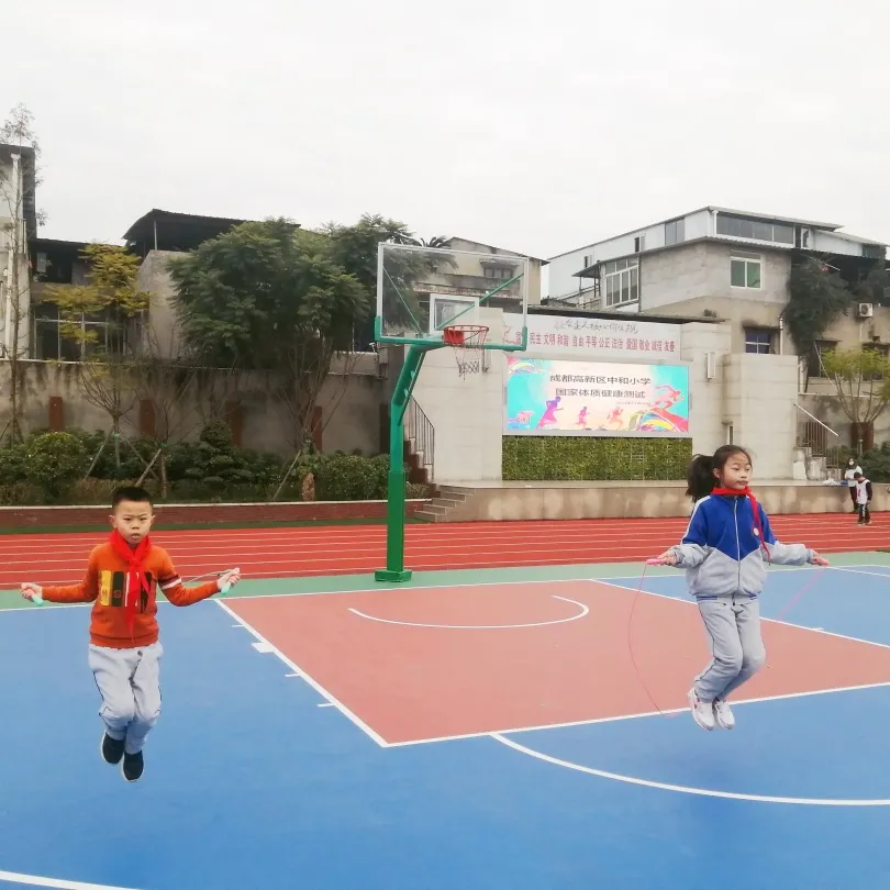 成都高新区中和小学开展学生体质测试工作