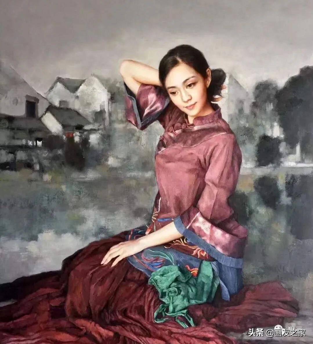 张锦龙油画人物作品欣赏