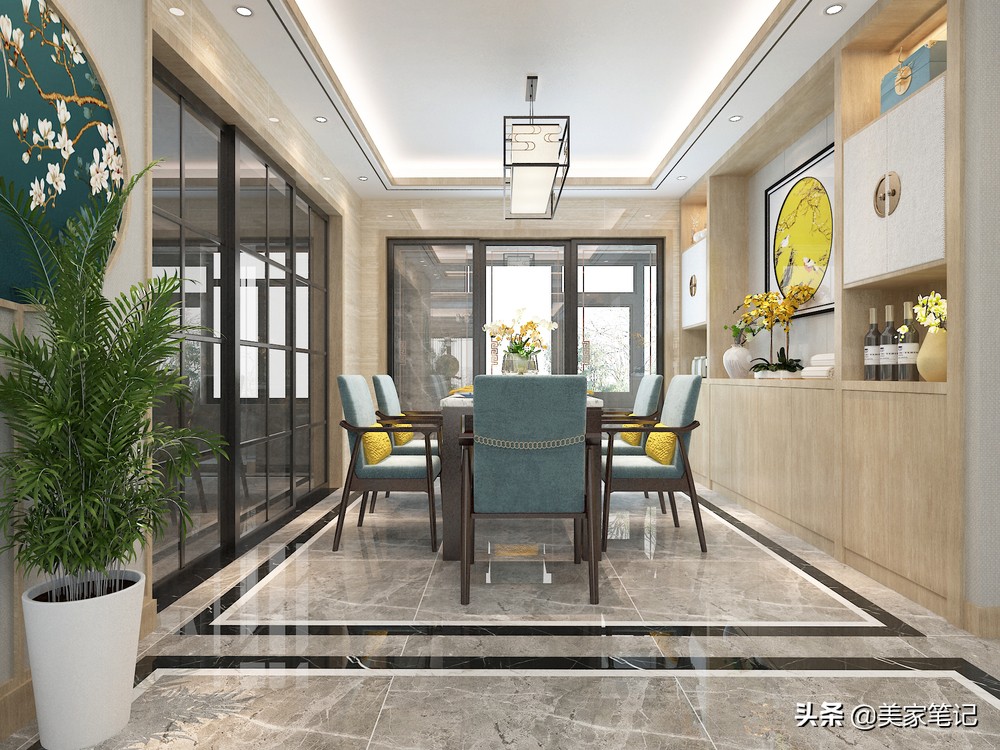 她190㎡的家一进门就惊艳到我，全屋浅色木纹处处充满诗意，超美