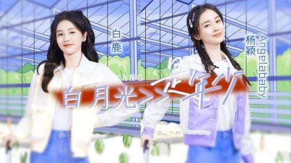 《奔跑吧》中的Angelababy和白鹿小姐姐是两种不同的风格哦