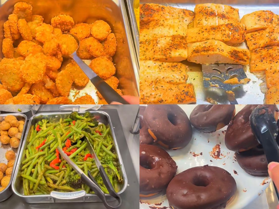 6个国家的大学食堂盘点，美国热量高，韩国小菜多，再看看中国的