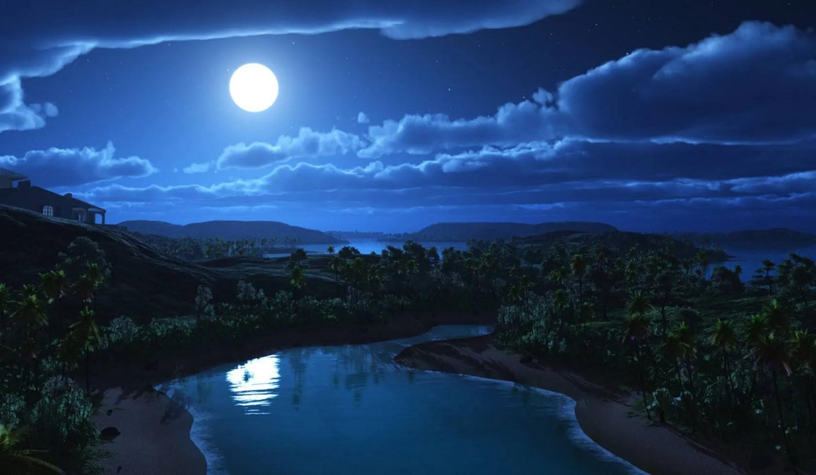 关于夜晚风景的朋友圈说说配图「幽默」 _qq说说网