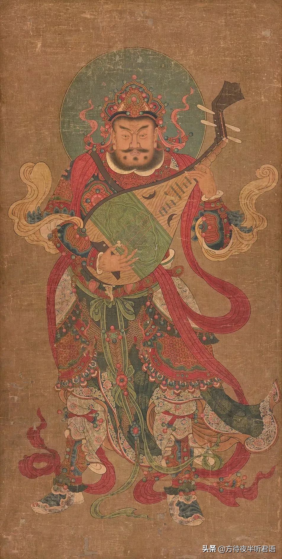 东方持国天王手持什么附佛教四大天王图片及简介