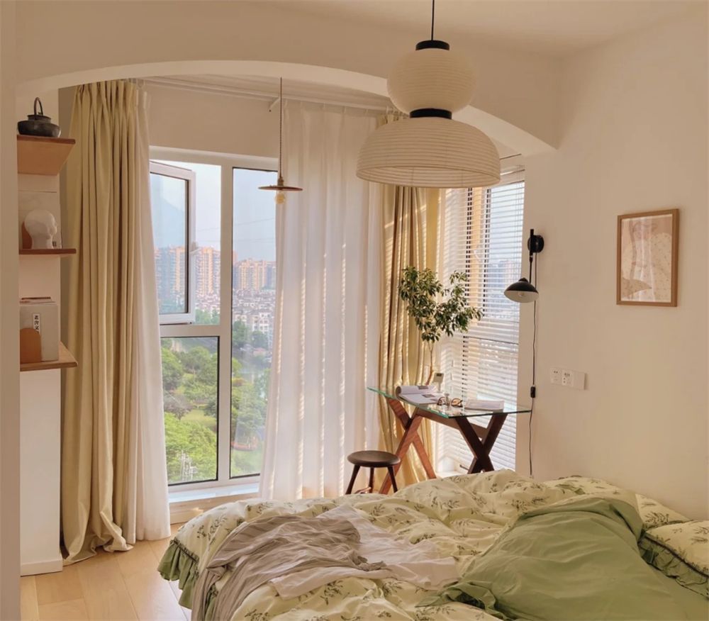 浙江一家三口买下89㎡小家，小三室格局紧凑，装修却温柔又舒适