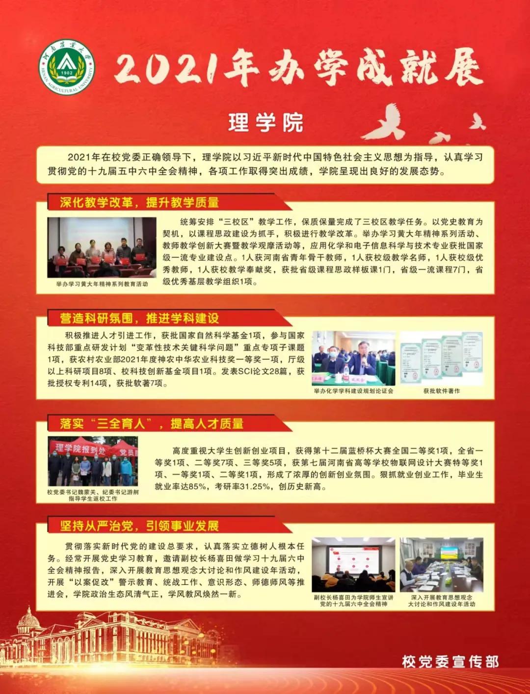 河南农业大学2021年办学成就展