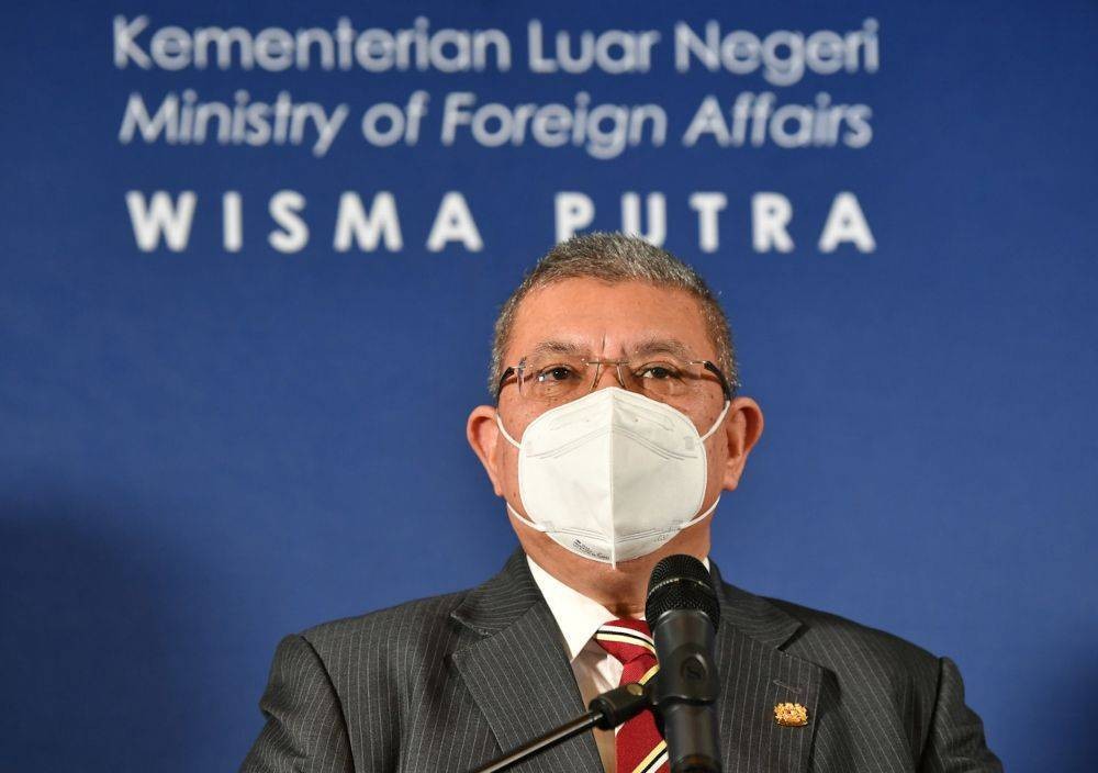 马来西亚外长：不打算制裁俄罗斯，任何制裁都应通过联合国
