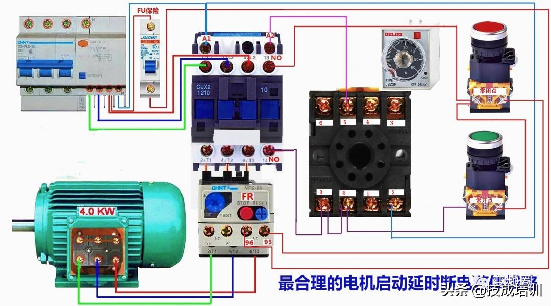 99例电气实物接线高清彩图，总有一例是你不知道的！建议收藏