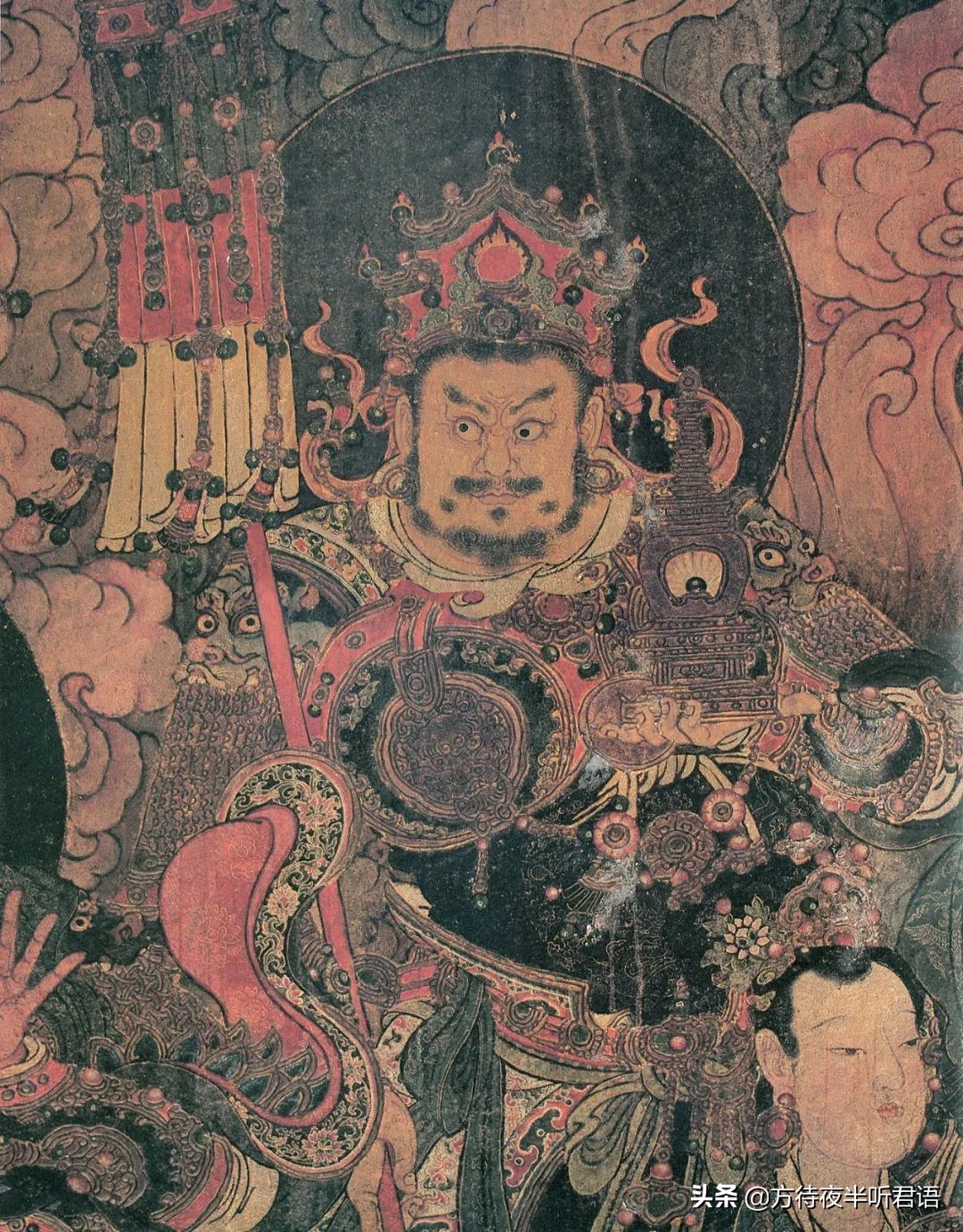 东方持国天王手持什么附佛教四大天王图片及简介