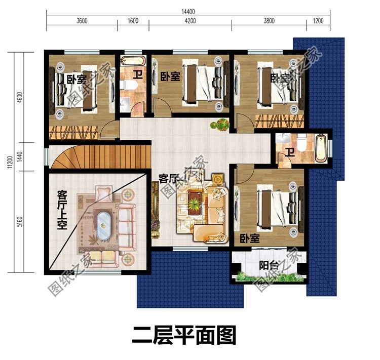 带堂屋的農村别墅设计，实用且重要，農村家家户户都需要
