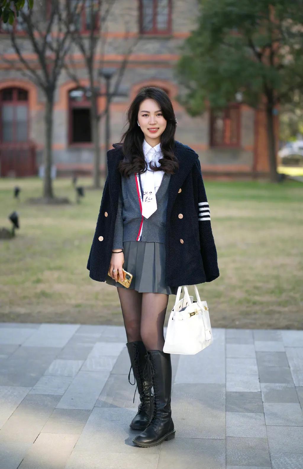 看街拍 识包包:10组爱马仕birkin铂金包穿搭示范