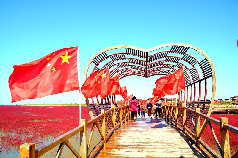 去一个叫：辽宁盘锦的地方