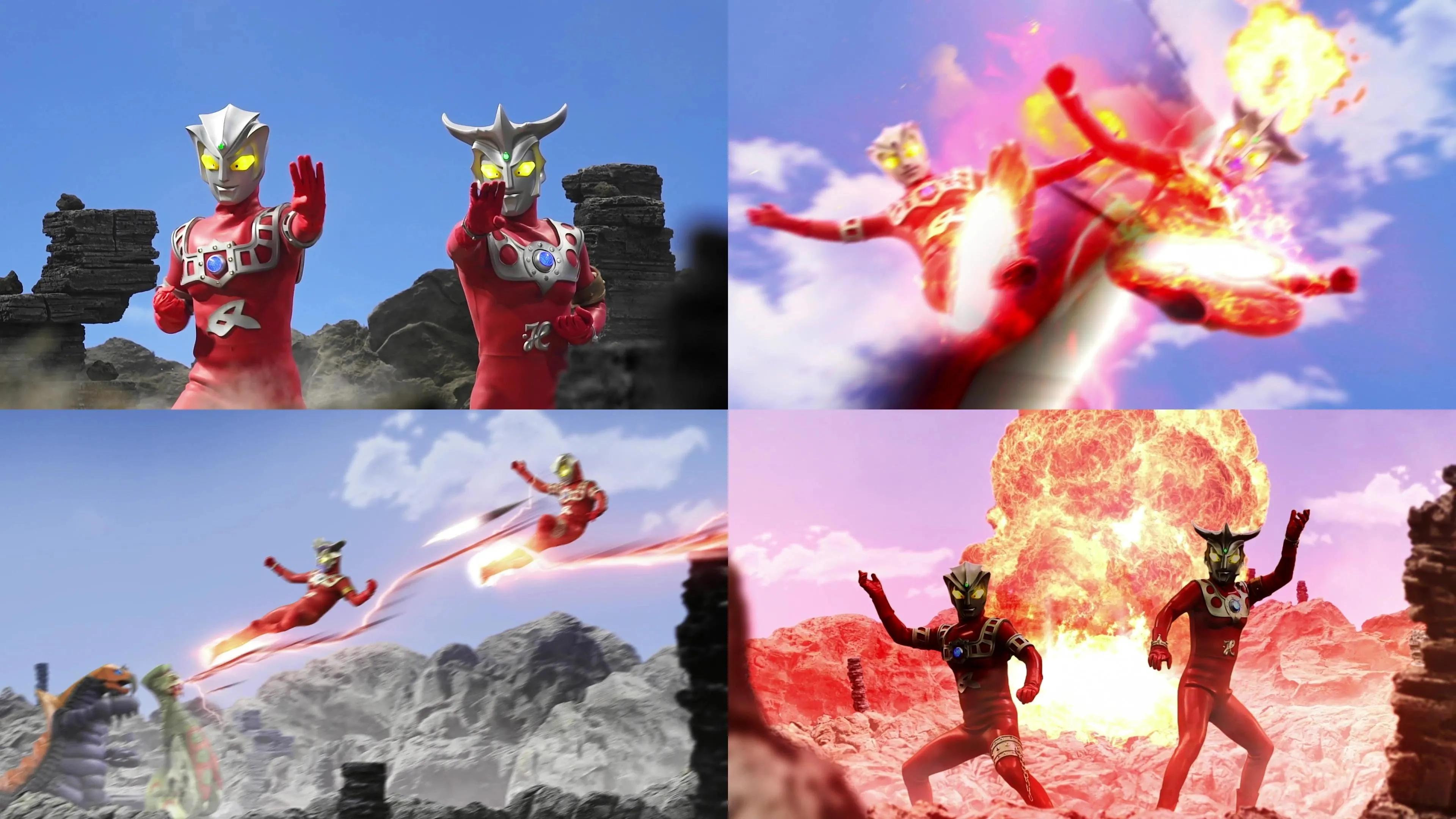 雷欧奥特曼图片大全(雄狮雷欧奥特曼和阿斯特拉) - 赤虎壹号