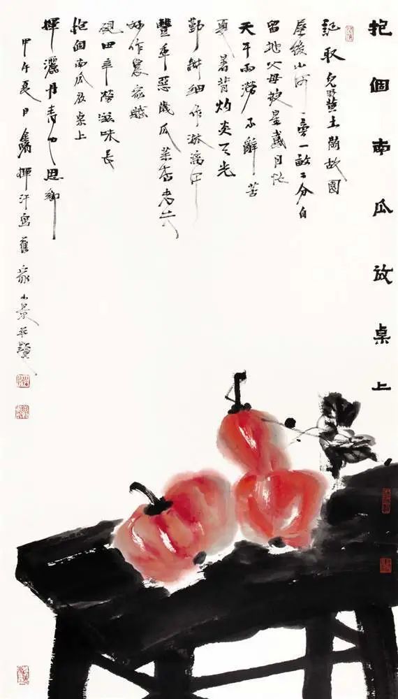 意境清远，笔墨雅洁的花鸟画