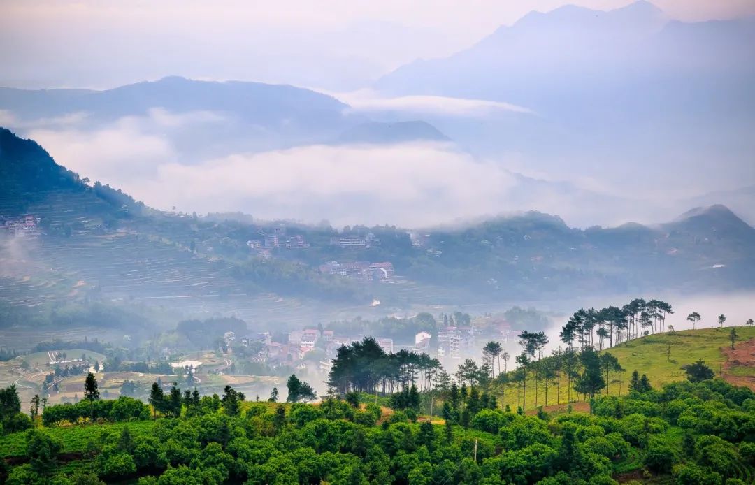 10首唯美山水田园诗，和风细雨，炊烟袅袅，美到心醉