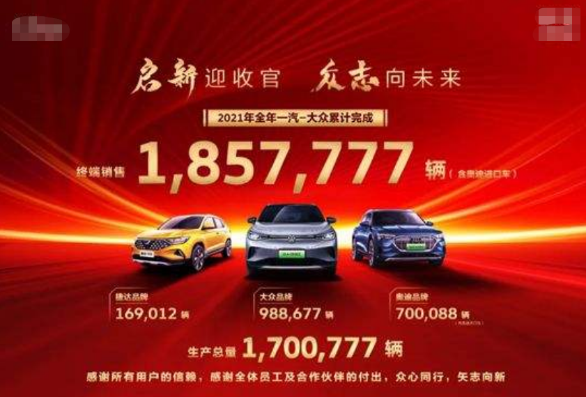 大众和丰田哪个好？对比2021年的年销量，一个天一个地