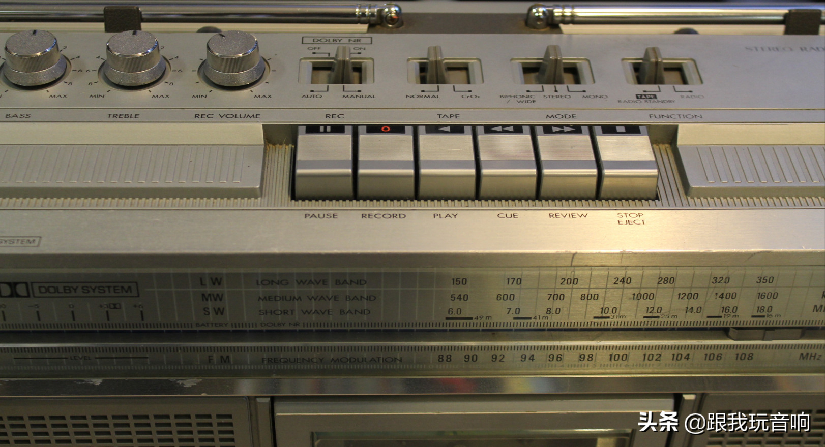 JVC RC-656LB 便携式立体声收录机 (1980年生产)