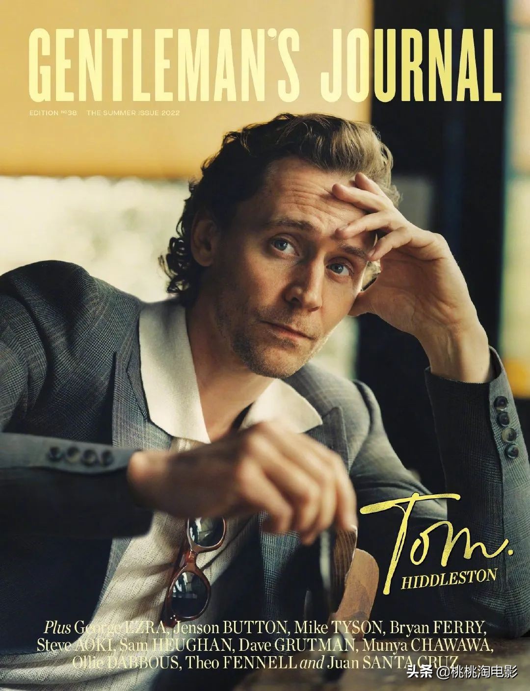 英伦绅士汤姆·希德勒斯顿时尚大片，质感型男深情款款