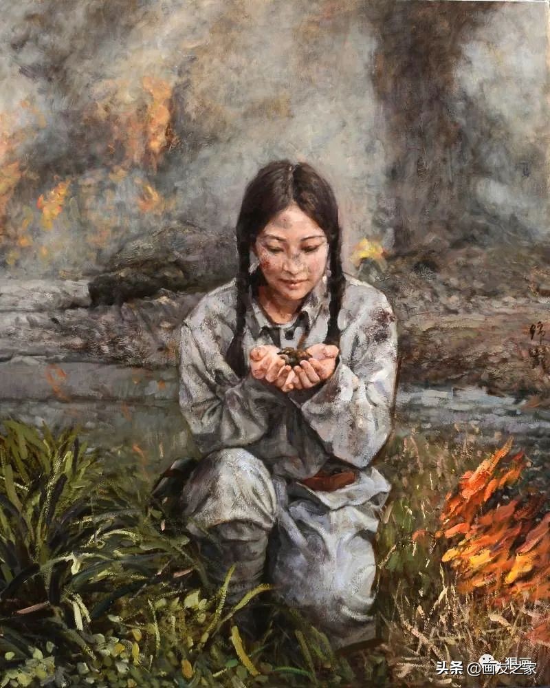 张锦龙油画人物作品欣赏