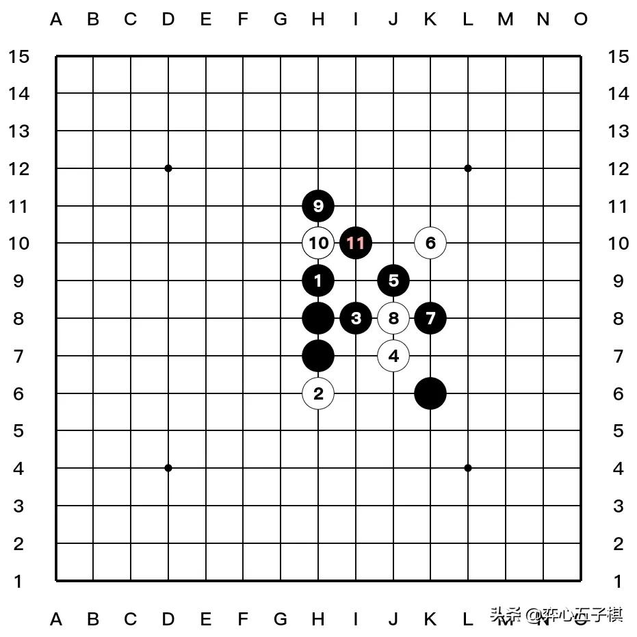 值得收藏的五子棋必胜棋型进攻路线演示37幅图
