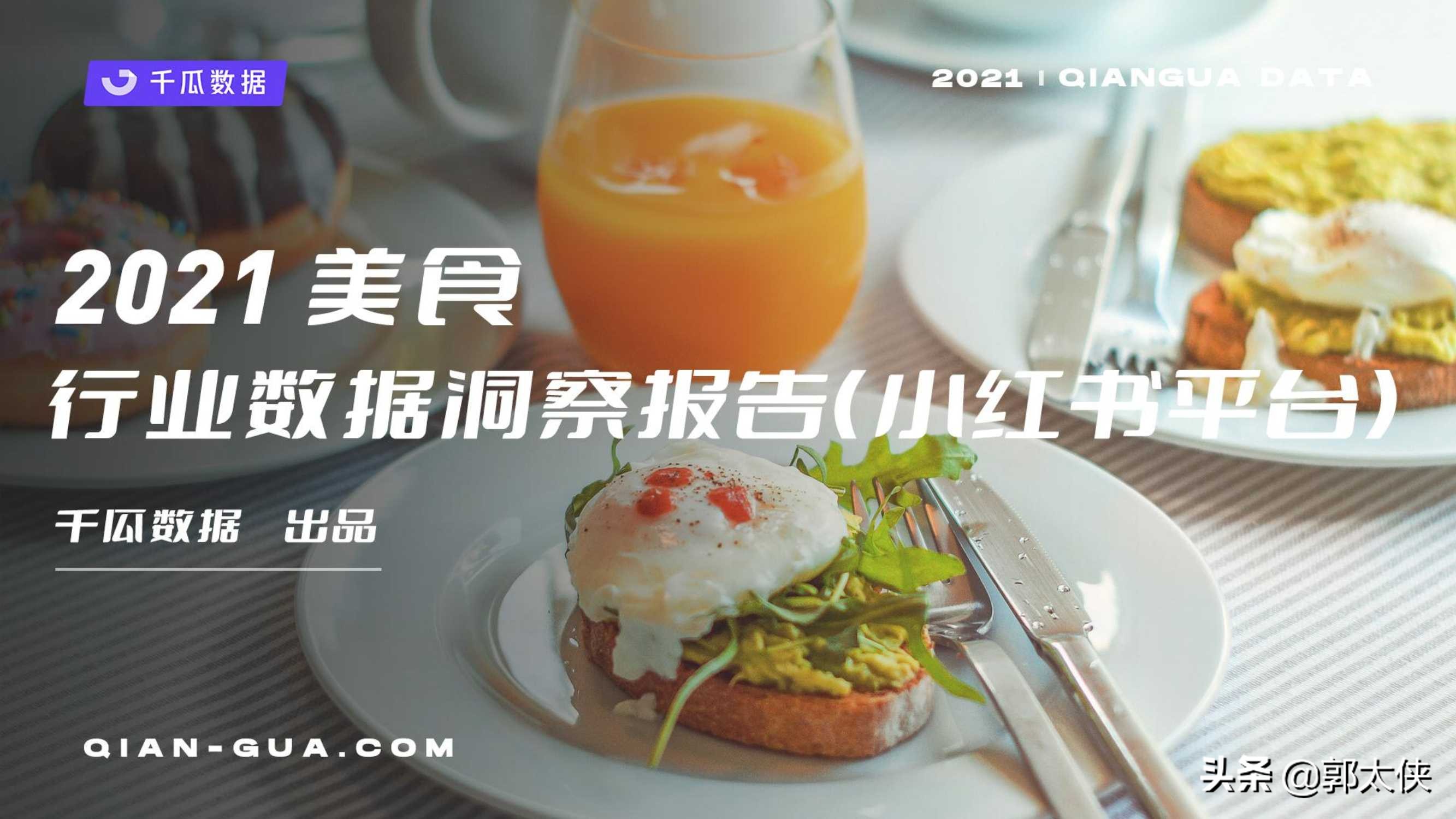 2021美食行业数据洞察报告（小红书平台）